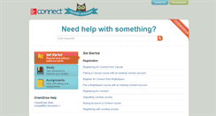Desktop Screenshot of connectstudentsuccess.com