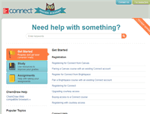 Tablet Screenshot of connectstudentsuccess.com